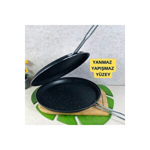 Kelkitler Granit İkiz Balık Tavası 32cm