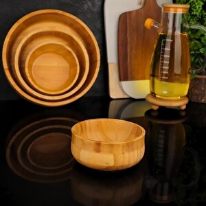 Mien Dayanıklı Bambu Bohem Kase 13 Cm Küçük Boy (s) 1 Adet 7b121