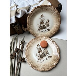 Porser Fulya Ella Pasta Takımı 22cm 6 Kişilik 6 Parça Fly6ptprs1063