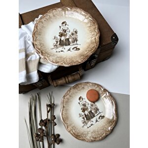 Porser Fulya Ella Pasta Takımı 22cm 6 Kişilik 6 Parça Fly6ptprs1063