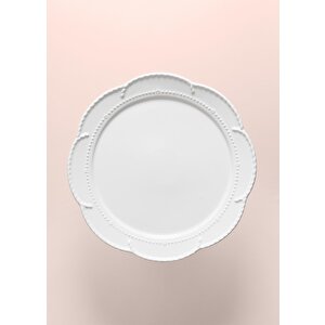 The Mia Grande Pasta Kek Standı Beyaz 31x12 Cm Grd0014
