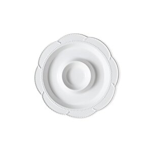 Grande Servis Tabağı Bölmeli Beyaz 39 Cm Grd0013