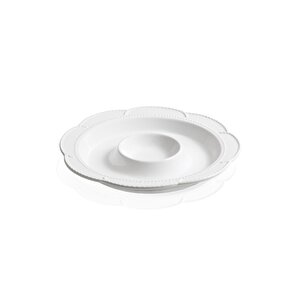 Grande Servis Tabağı Bölmeli Beyaz 39 Cm Grd0013