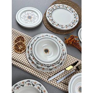 Porser Sunflower Yemek Takımı 6 Kişilik 24 Parça Bns24ykprs1061