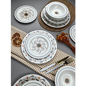 Porser Sunflower Yemek Takımı 6 Kişilik 24 Parça Bns24ykprs1061