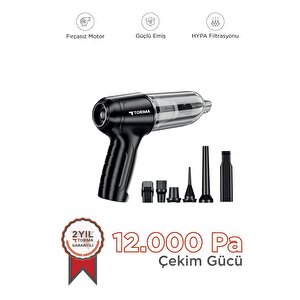 Lt-107c Mini Çok Fonksiyonlu Üflemeli Şarjlı Araç Süpürgesi El Süpürgesi