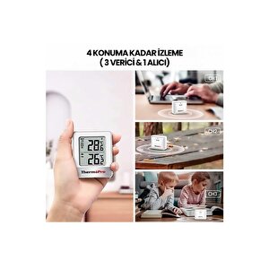 Thermopro Tp200c Wifi İç-dış Mekan Dijital Sıcaklık Termometre