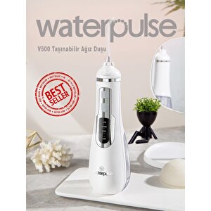 Waterpulse Wp-v500-w Water Flosser Taşınabilir, Şarjlı, Masajlı, Diş Protez Bakım Ve Ağız Duşu