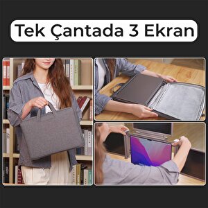 Npo Npm680 14" Fhd 1080p Ips Type-c Taşınabilir Dizüstü 3'lü Monitör Çoklayıcı Notebook Monitör
