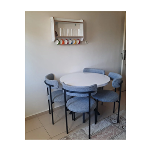 Beyaz Duvar Raf, Çok Amaçlı Duvar Raf, Terek, Dekoratif Raf, Mutfak Raf, Kupa Fincan Askılık