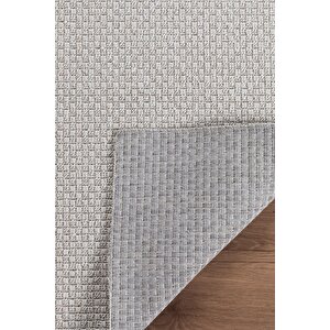 Natura Premium Kalite Kaymaz Tabanlı Doğal Yıkanabilir Kilim Oturma Odası Balkon Bahçe Mutfak Kilim Bk-102 Kemik 80x300 Cm 80x300 cm