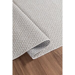 Natura Premium Kalite Kaymaz Tabanlı Doğal Yıkanabilir Kilim Oturma Odası Balkon Bahçe Mutfak Kilim Bk-102 Kemik 80x300 Cm 80x300 cm