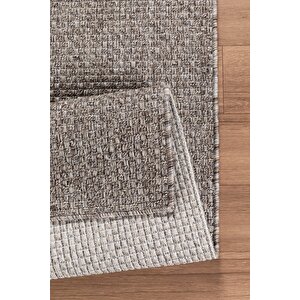 Natura Premium Kalite Kaymaz Tabanlı Doğal Yıkanabilir Kilim Oturma Odası Balkon Bahçe Mutfak Kilim Bk-102 Bej 80x300 Cm