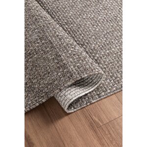 Natura Premium Kalite Kaymaz Tabanlı Doğal Yıkanabilir Kilim Oturma Odası Balkon Bahçe Mutfak Kilim Bk-102 Bej 80x300 Cm