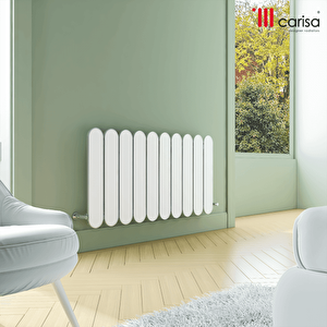 Magico Double Yatay Alüminyum Radyatör Modern Tasarım Beyaz 60x124,5 cm