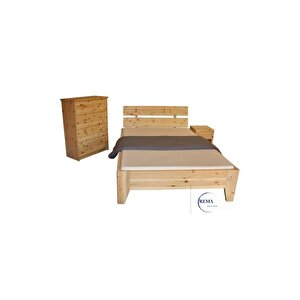 Ahşap Fury Karyola 200x200 cm