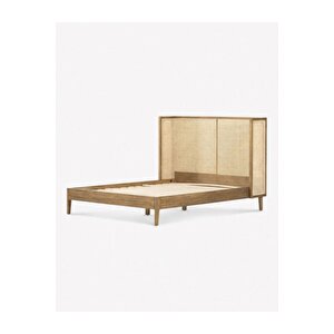 Ahşap Tiki Karyola 200x200 cm