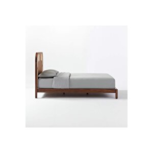 Ahşap Runik Karyola 200x200 cm