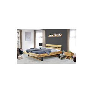 Ahşap Haki Karyola 200x200 cm