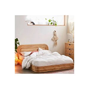 Ahşap Worm Karyola 200x200 cm