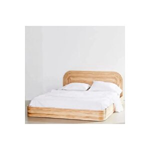 Ahşap Worm Karyola 200x200 cm