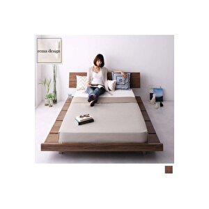 Ahşap Polka Karyola 200x200 cm