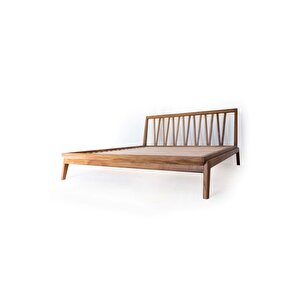 Ahşap Tanuki Karyola 200x200 cm