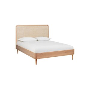 Ahşap Bambu Karyola 200x200 cm