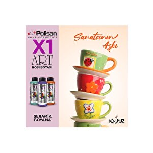 Polisan X1art Multisurface Hobi Boyası 120ml - Patine Yeşili