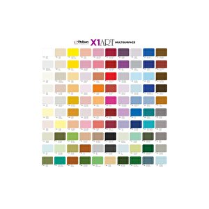 Polisan X1art Multisurface Hobi Boyası 120ml - 0093 Gri
