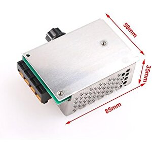 Ceta Ac 220 V 4000 W Dimmer High Power Motor Hız Kontrol Devresi 4000 Watt