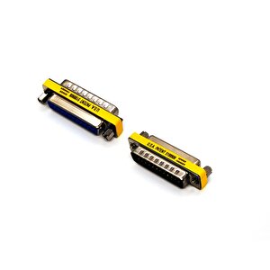 Mini Gender Changer, Db25 Dişi  Db25 Erkek