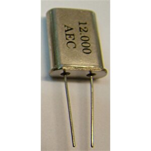 Kristal, 12,0 Mhz Hc49
