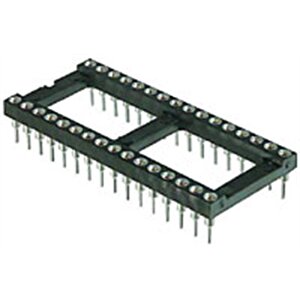 Precision Soket, 24 Pin, Bacak Aralığı 15,24 Mm