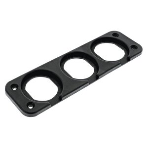 Powermaster Ic-246e-3 Üçlü Gömme Soket Ve Ölçü Cihazları İçin Montaj Yuvası (28mm Delik Çapı)