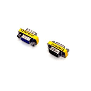 Mini Gender Changer, Db9 Erkek  Db9 Dişi
