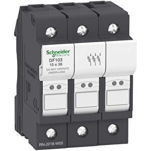 Schneider Electric Df103 Tesys Sigorta Bağlantı Kesici 3p 32a - Sigorta Boyutu 10 X 38 Mm