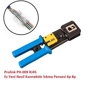 Ph-009 Rj45 Ez 6p 8p / Rj11 Rj12 Rj45 Yeni Nesil Konnektör Sıkma Pensesi