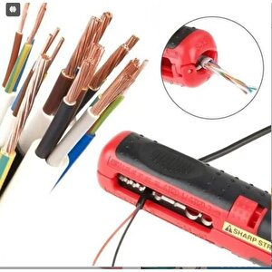 Proli̇nk Ph-032 Kablo Soyucu Ve Terminal Sıkıcı Pense Soyucu Awg 10-24 Koaksi̇yel Kablo Soyucu Sıkma Awg 10-23;prolink