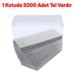 Zımba Teli F25 Sanayi Tipi 25 Mm Makina Çivi Çivisi Süpürgelik Parke Ahşap Mdf Tel 5000 Adet