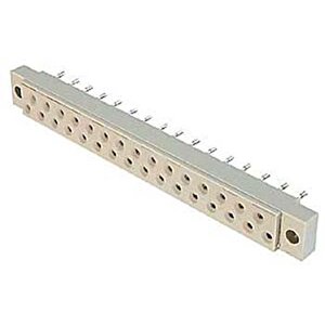 Din 41617 Connector Din/vg 200, Female, 13-poles, Solder Tags Silver Plated