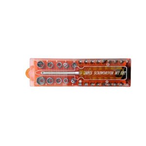 Ktx-034 Bits Lokmalı Uç Tornavida Seti 28 Parça