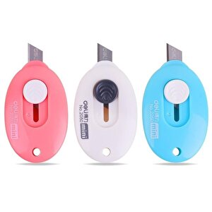 Powermaster Pm-14375 Çelik Bıçaklı Mini Tekli Falçata Maket Bıçağı
