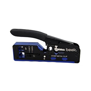 Cat5/cat6/cat6a/cat7 Konektörler Ve 6p/6c (rj-12), 6p/4c (rj-11), 6p/2c (rj-11) Modüler Fişler İçin Crimp Aleti/sıkma Pensi, Mavi Renk
Beek Cat5/cat6/cat6a/cat7 Modular Plug Crimp Tool, Blue Color