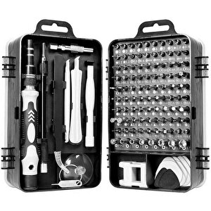 Zhltools 115 Parça Profesyonel Cep Telefonu Tablet Laptop Tamir Seti Tornavida Seti