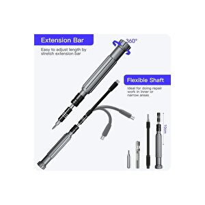 Kıngsdun Uf-tools 150 Parça Hassas Tornavida Seti Ks-840150
