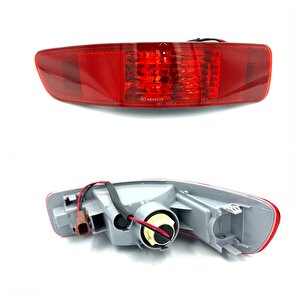 Leoparts Outlander 2007-2010 / Peugeot 4007 2007-2012 Arka Tampon Reflektörü Sol