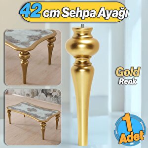 Damla Plastik Sehpa Ayağı 42 Cm Gold Altın Orta Sehpası Ayak Zigon Sehpa Mobilya Masa Ayakları