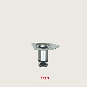 Paslanmaz Metal Mobilya Ayağı 7 Cm