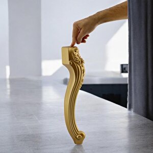 Nehir Plastik Sehpa Ayağı 40 Cm Gold Renk Orta Ayak Zigon Sehpa Mobilya Masa Ayakları Altın 1 Adet